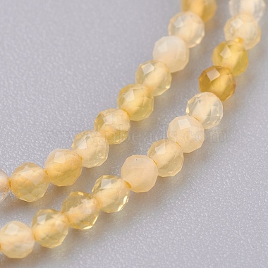 Yellow Opal Gemstone 2mm Micro Faceted Rondelle Beads 13inch Strand Details about   Natural AAA