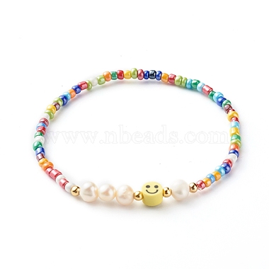 Glass Beads Stretch Bracelets(BJEW-JB06414)-2