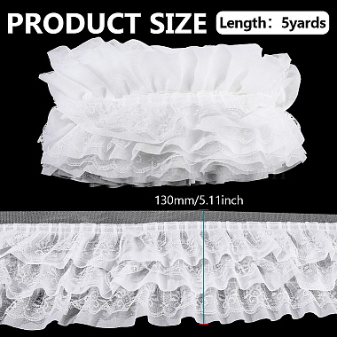 5 Yards Flower Polyester Lace Trim(OCOR-WR0002-15A)-2