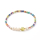 Glass Beads Stretch Bracelets(BJEW-JB06414)-2