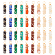 36Pcs 9 Styles Natural & Synthetic Mixed Gemstone Pendants(G-DC0001-13)-1