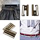 4Pcs Rectangle Alloy Belt Buckles(FIND-CA0008-34AB)-6