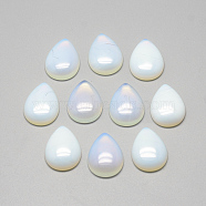 Opalite Cabochons, teardrop, 13~14x9~10x5mm(G-R417-10x14-49)