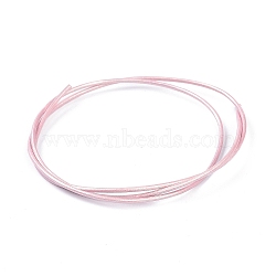 Spray Painted Cowhide Leather Cords, Pink, 1.5mm(WL-XCP0001-01A-02A)