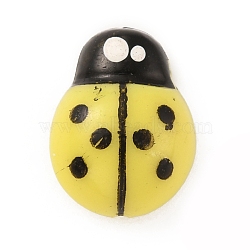Plastic Home Display Decorations, Ladybug/Ladybird, Mixed Color, 11x8x5mm(KY-WH0045-43B)