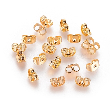 Real 18K Gold Plated Brass Ear Nuts(X-KK-L147-214-NR)-2