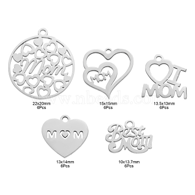 30Pcs 5 Style Mother's Day Theme(STAS-LS0001-85)-3