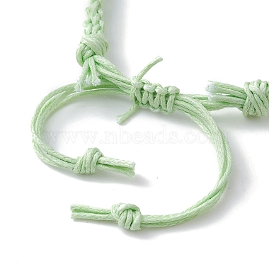 Adjustable Braided Waxed Cotton Macrame Pouch Bracelet Making(BJEW-JB09698-01)-4