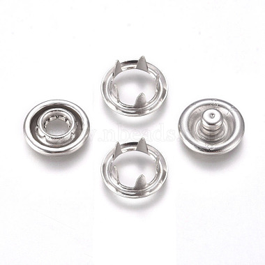Copper Buttons Snap Stud Cap Socket Set(KK-WH0033-89P)-1