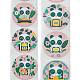 Cartoon Patterns Paper Gift Sticker Rolls(DIY-R083-03B)-1