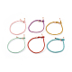 Couple Adjustable Nylon Cord Bracelets(BJEW-F362-B-RG)-1