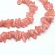 Chips Natural Rhodochrosite Beads Strands(G-N0164-22)-2