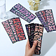 CHGCRAFT 20 Sheets 10 Colors Laser Style Waterproof PVC Rose Stickers(DIY-CA0004-89)-3