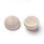 Wood Cabochons, Half Round/Dome, 14.5x8mm(WOOD-WH0021-07C)