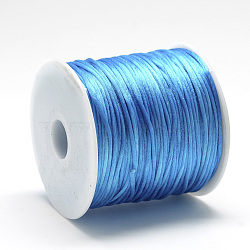 Nylon Thread, Dodger Blue, 2.5mm, about 32.81 Yards(30m)/Roll(NWIR-Q010B-374)