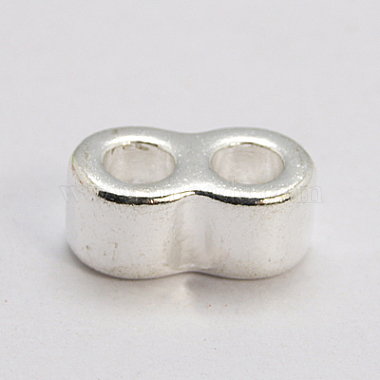 17mm Silver Drum Alloy Beads