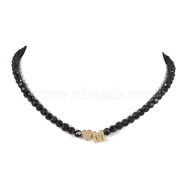 collares de latón con cuentas de vidrio(NJEW-JN04703)-2