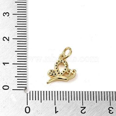 Brass Micro Pave Clear Cubic Zirconia Pendants(KK-U005-01G-G)-3