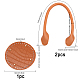 Imitation Leather Crochet Bag Nail Bottom & Sew on Bag Handles Set(DIY-WH0034-89A)-2