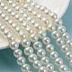 cuisson peint perles de verre nacrées brins de perles rondes(X-HY-Q330-8mm-02)-1
