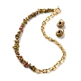 Unakite Earrings & Necklaces(SJEW-JS01223-06)