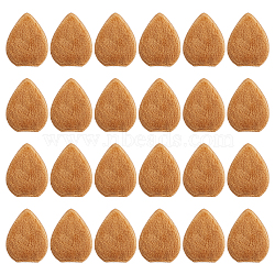 Velvet Cabochons, Teardrop, Peru, 42x31.5x5.5mm(FIND-WH20003-22A)