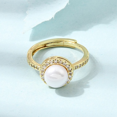 einstellbare messing micro pave zirkonia fingerringe(CU-CBABA66-06G)-1