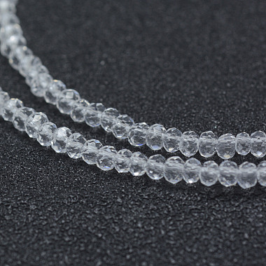 Chapelets de perles en verre transparente  (X-EGLA-J144-NA10)-3