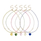 Halskette mit Herz-Glasanhänger und Ketten aus Naturperlen und Saatperlen(NJEW-JN04343)-1
