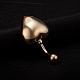 Ювелирные изделия для пирсинга настоящее золото позолоченные латунь сердце кольцо пупка кольца живота(AJEW-EE0004-001B)-3