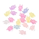 Frosted Transparent Acrylic Beads(FACR-C001-01H)-1