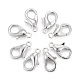 Platinum Plated Zinc Alloy Lobster Claw Clasps(X-E103-P-NF)-1