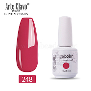 15ml Special Nail Polish, For Nail Art Stamping Print, Varnish Manicure Starter Kit, Indian Red, Bottle: 34x80mm(MRMJ-P006-C032)