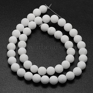Natural White Jade Beads Strands(G-D695-10mm)-2