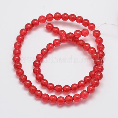 Natural & Dyed Malaysia Jade Bead Strands(G-A146-6mm-A02)-3