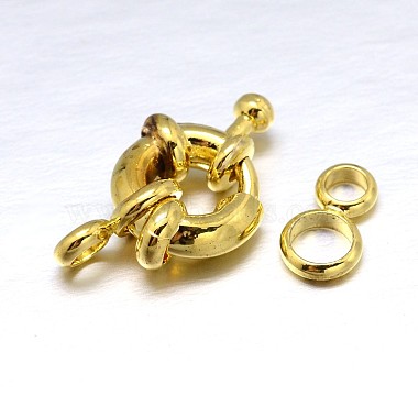 Brass Spring Ring Clasps(KK-L082C-01G)-2