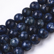 Synthetic Kyanite/Cyanite/Disthene Beads Strands, Round, 8mm, Hole: 1mm, about 50pcs/strand, 15.94 inch(40.5cm)(G-S366-055)