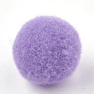 DIY Doll Craft Pom Pom Polyester Pom Pom Balls, Medium Purple, 25mm(AJEW-Q137-25mm-06)