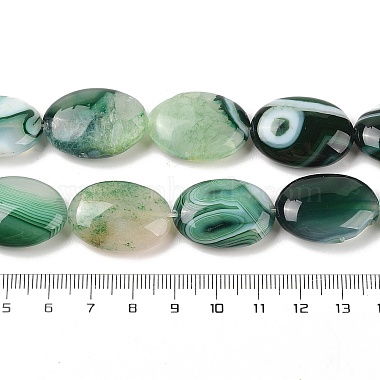 Natural Striped Agate/Banded Agate Beads Strands(G-Q182-01I)-5