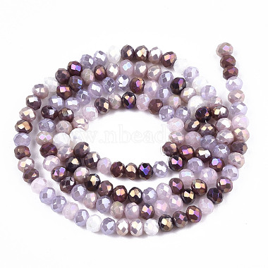 Opaque Glass Beads Strands(X-GLAA-T006-12B)-2