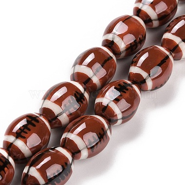 Handmade Porcelain Beads Strands(PORC-E019-03H)-1