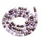 Opaque Glass Beads Strands(X-GLAA-T006-12B)-2