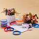 30Pcs 5 Color Word Silicone Cord Bracelets Set Wristband(BJEW-GF0001-18)-4