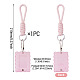 Polyester & Acrylic Photo Frame Keychains(KEYC-TAC0030-11B)-3