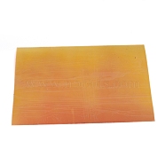 Transparent PVC Vinyl Sheets, Iridescent Magic Mirror Effect, Orange, 30.2x20.2x0.06cm(DIY-WH0163-09A-05)