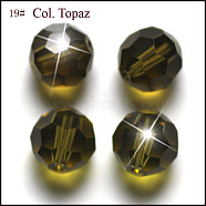 Imitation Austrian Crystal Beads, Grade AAA, Faceted(32 Facets), Round, Olive, 6mm, Hole: 0.7~0.9mm(SWAR-F021-6mm-228)