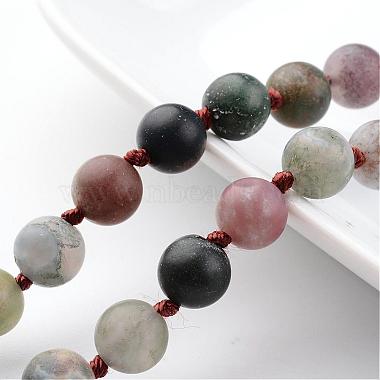 Natural Indian Agate Necklaces(NJEW-D264-17)-2