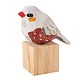 Wooden Pearl Birds and Block Ornaments(JX682A)-1