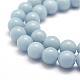 Natural Angelite Beads Strands(G-F475-08-8mm)-3