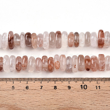 Natural Hematoid Quartz/Ferruginous Quartz Beads Strands(G-T141-25)-5